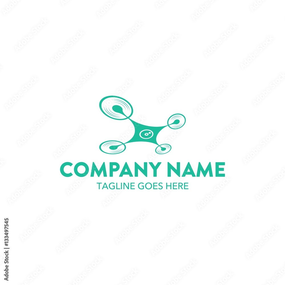 Obraz premium Drone Logo