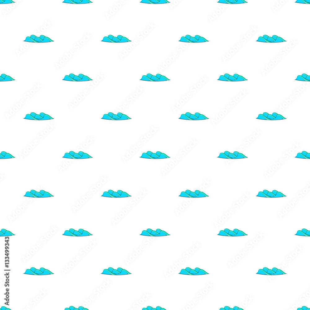 Waves pattern, cartoon style Waves pattern, cartoon style