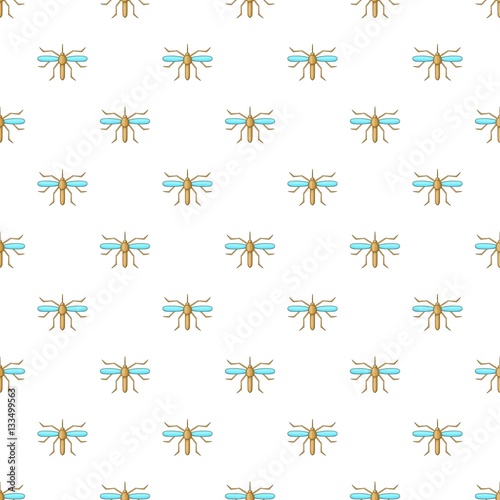 Mosquito pattern  cartoon style