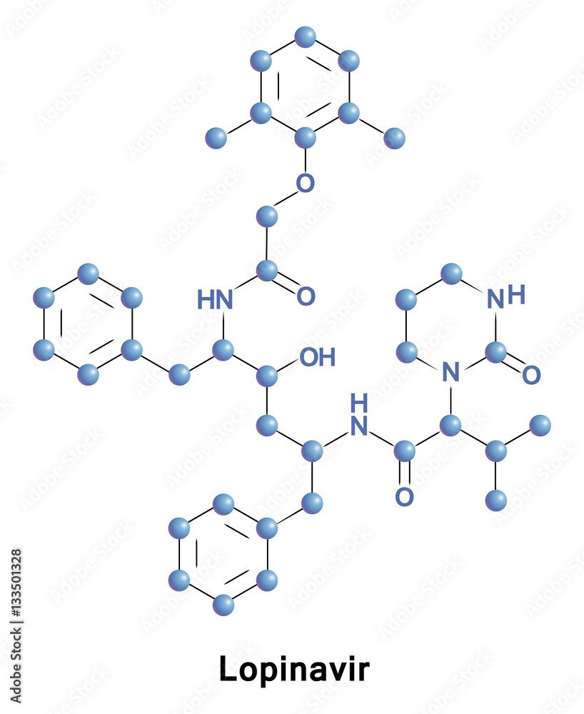 Lopinavir is an antiretroviral of the protease inhibitor class. It is used against HIV infections as a fixed dose combination with another protease inhibitor, ritonavir. It is bound to plasma proteins Lopinavir is an antiretroviral of the protease inhibitor class. It is used against HIV infections as a fixed dose combination with another protease inhibitor, ritonavir. It is bound to plasma proteins