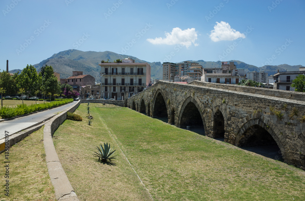 Piazza Ponte dell'Ammiraglio, Palermo, Cicily, Italy