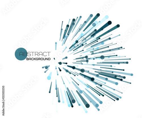 Vector explosion lines