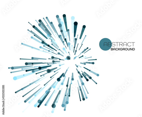 Vector explosion lines