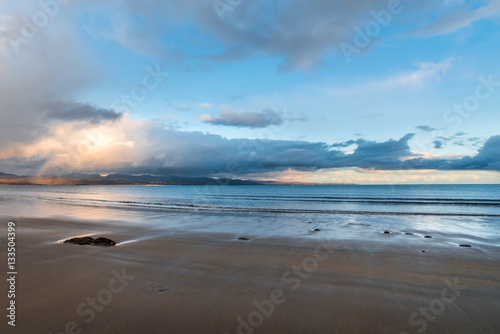 Dusk on Criccieth Beach