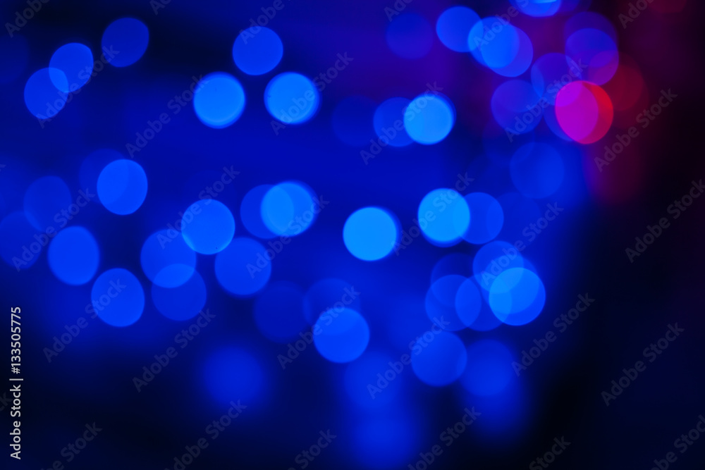 Blue bokeh abstract on a black background Blue bokeh abstract on a black background