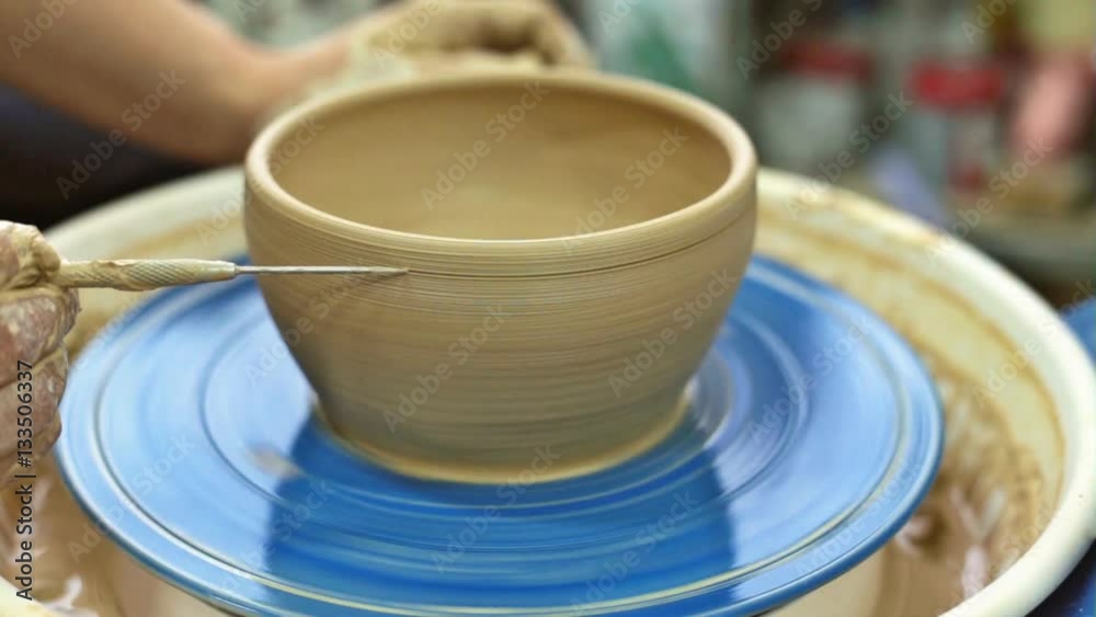 Education pottery. Making the bowl. Part 12. Final.