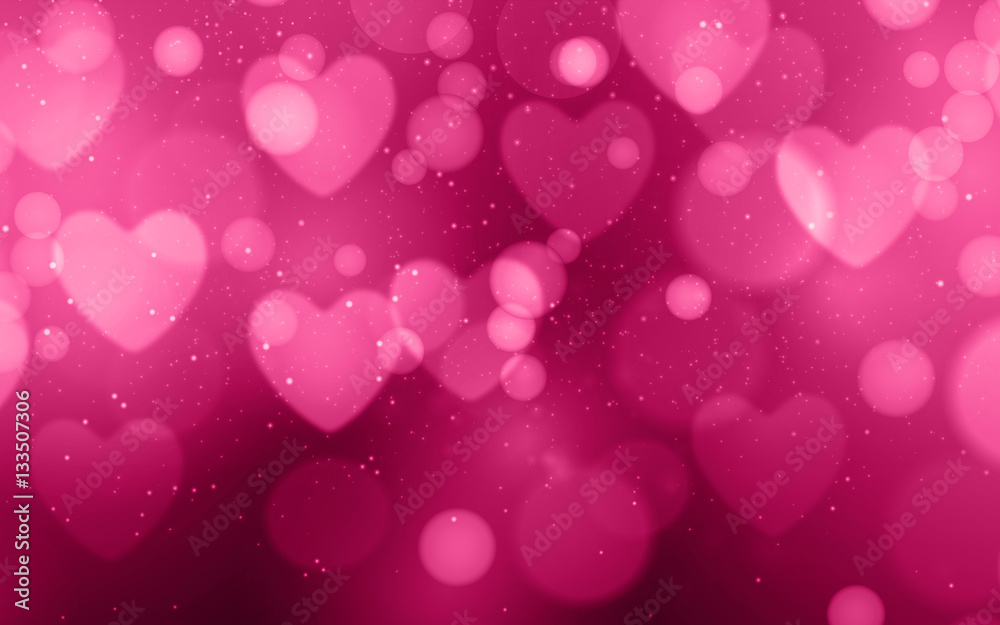 Pink background for valentine's day