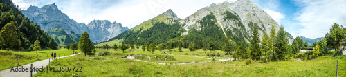 Panorama of Alpenpark Karwendel