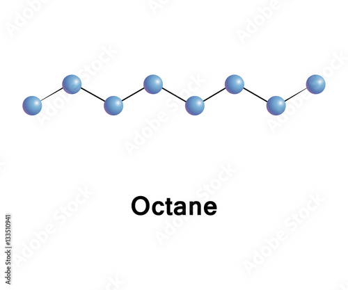 octane molecule structure