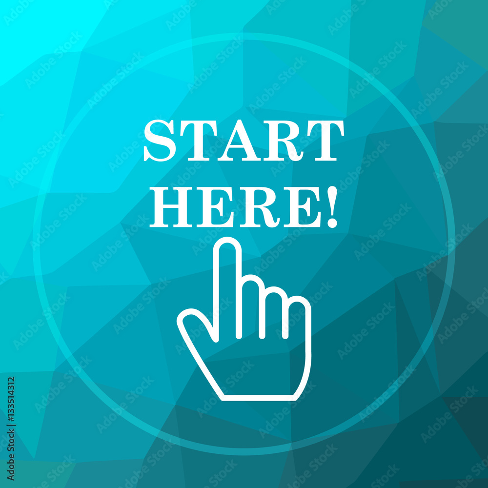 Start here icon Start here icon