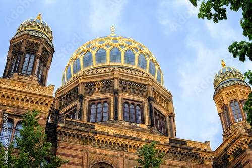 Golden Domes of the New Synagogue, Berlin, Germany