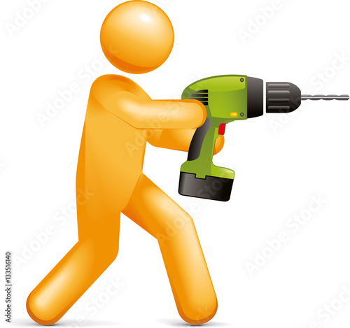Drilling Man Icon
