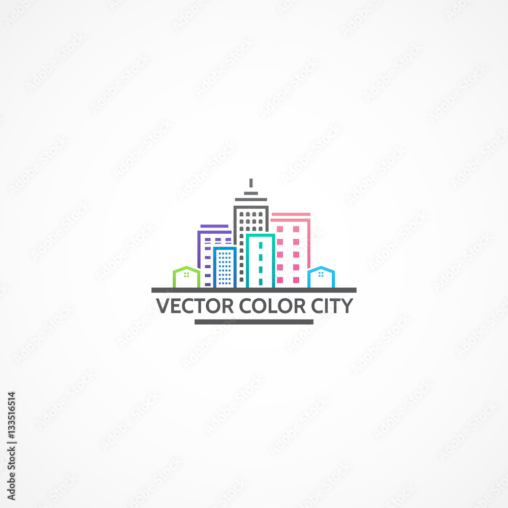 Vector Color City.