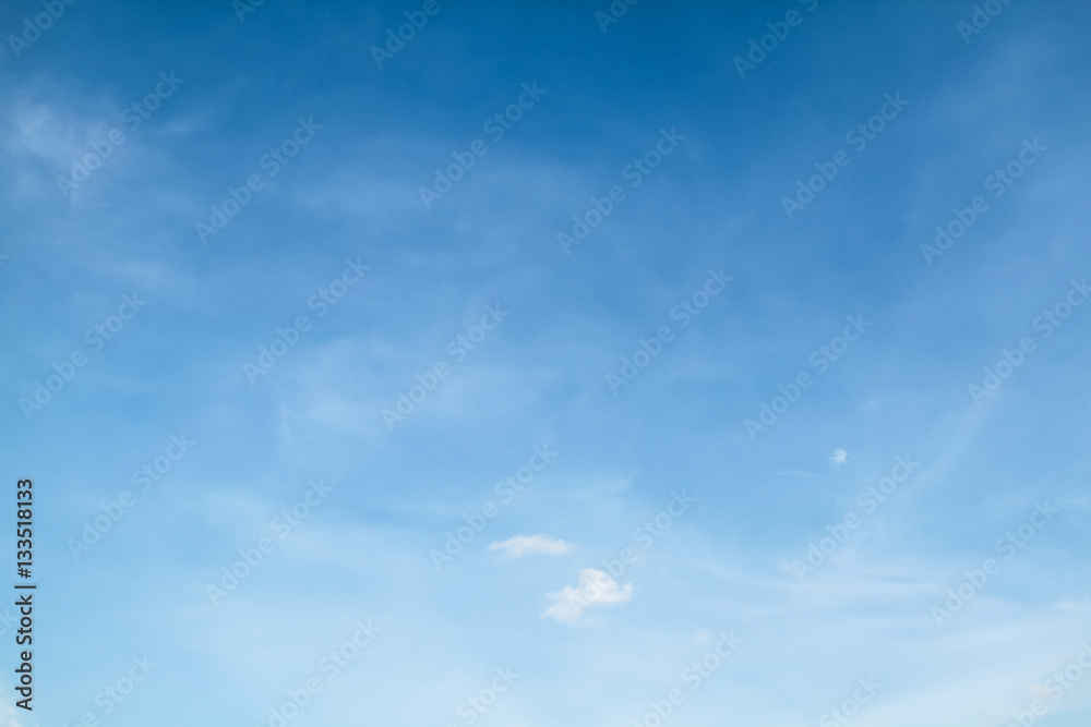 Blue sky background