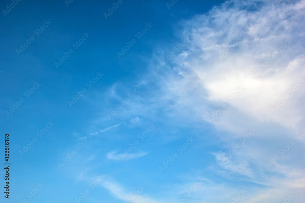 Fototapeta premium Blue sky background