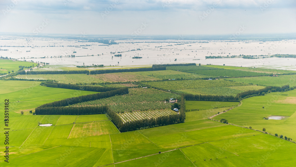 Obraz premium Thailand floods