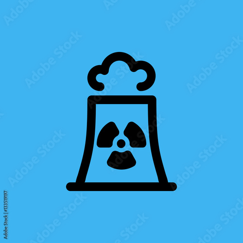 Factory icon. flat design