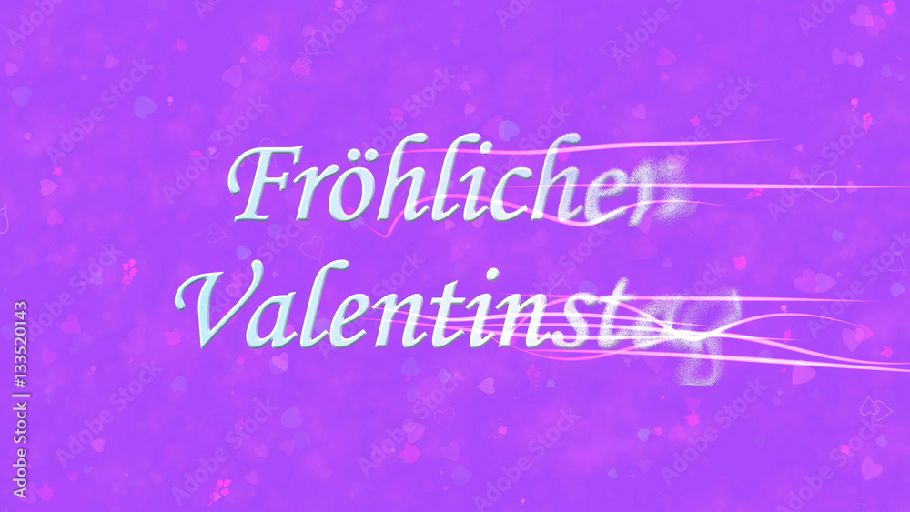 Happy Valentine's Day text in German Happy Valentine's Day text in German