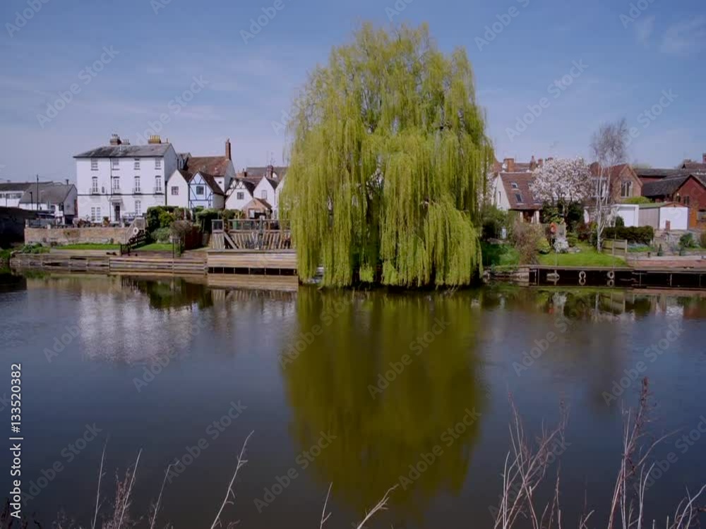 River Avon Bidford on Avon Warwickshire UK River Avon Bidford on Avon Warwickshire UK