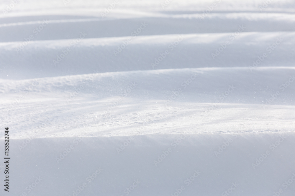 Winter snowdrift background Winter snowdrift background