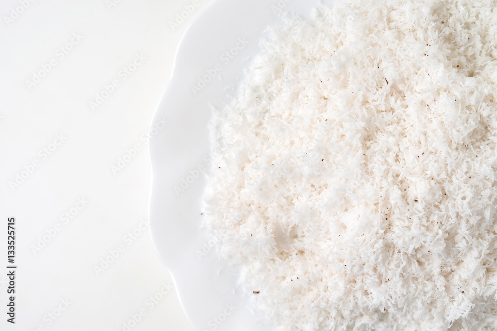 grated coconut grated coconut