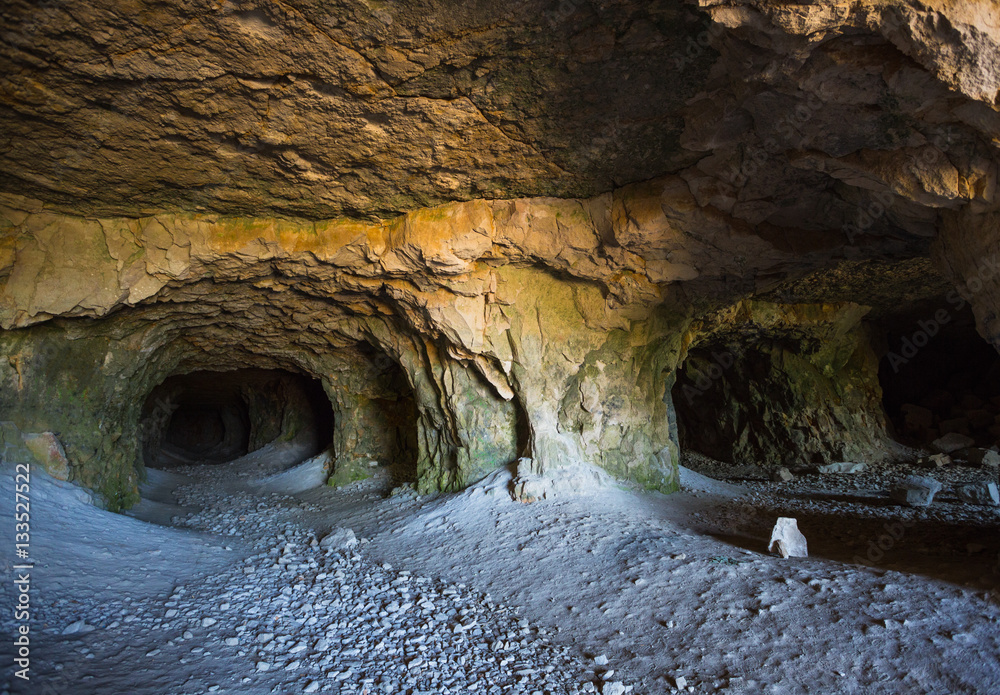 caves for mining of limestone