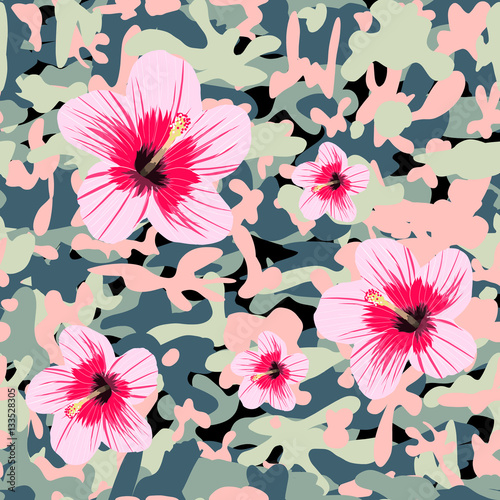 camouflage flower