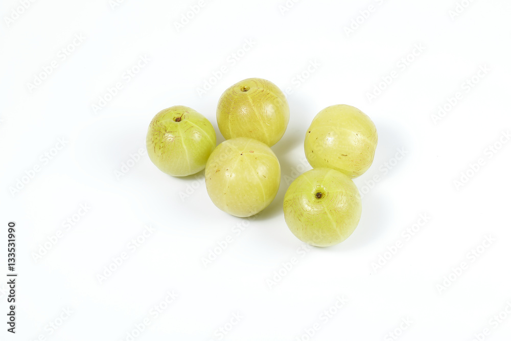 Obraz premium Phyllanthus emblica berry fruit.