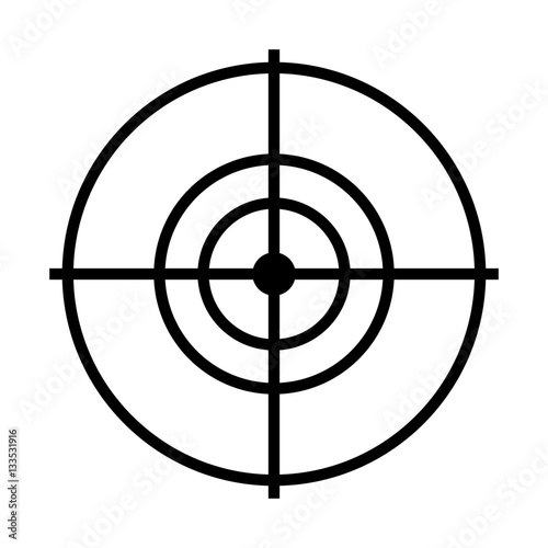 drone target isolated icon vector illustration design