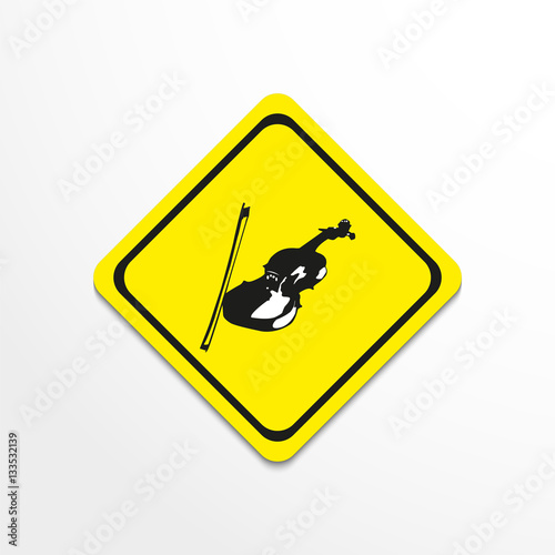 Violin. Vector illustration.