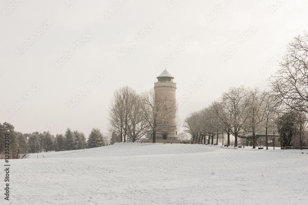 Basel, Stadt, Bruderholz, Wasserturm, Basel-Stadt, Turm, Spazierweg ...