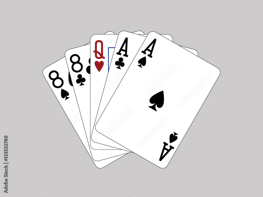 Obraz premium Playing Cards - Deadman Hand