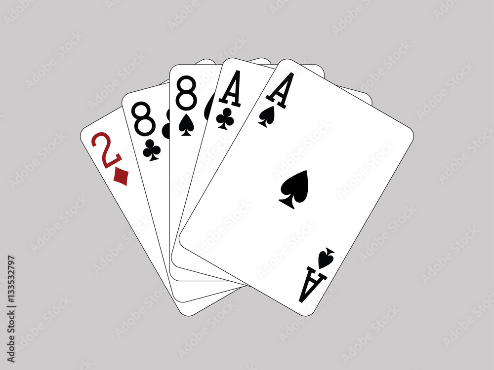 Obraz premium Playing Cards - Deadman Hand