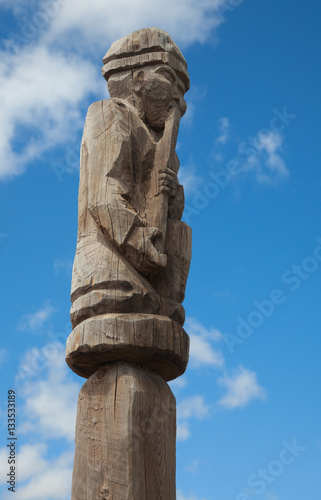 Traditional wooden sculpture
