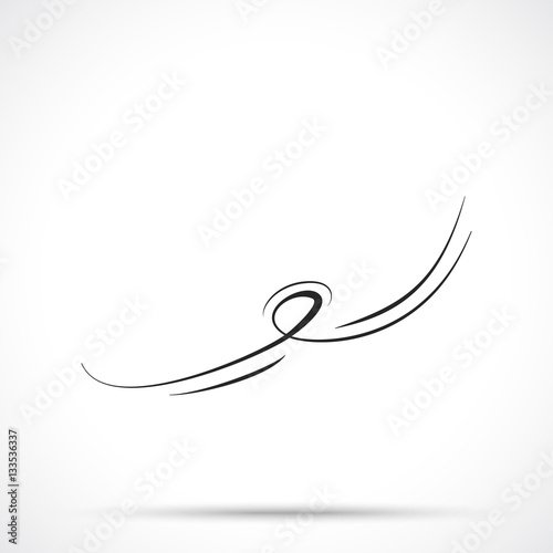 Wind icon isolated on white background. Wind symbol.