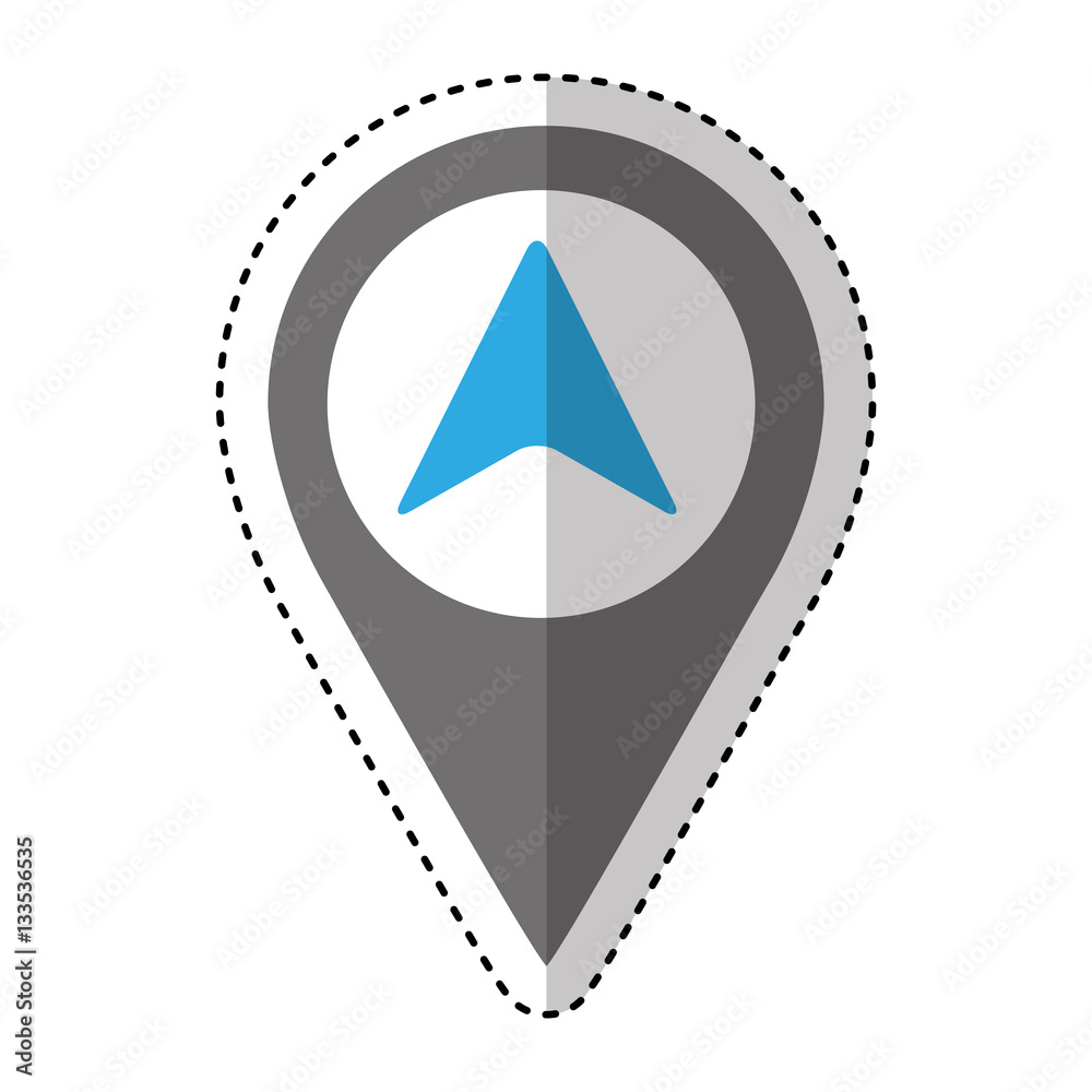 arrow location isolated icon vector illustration design arrow location isolated icon vector illustration design