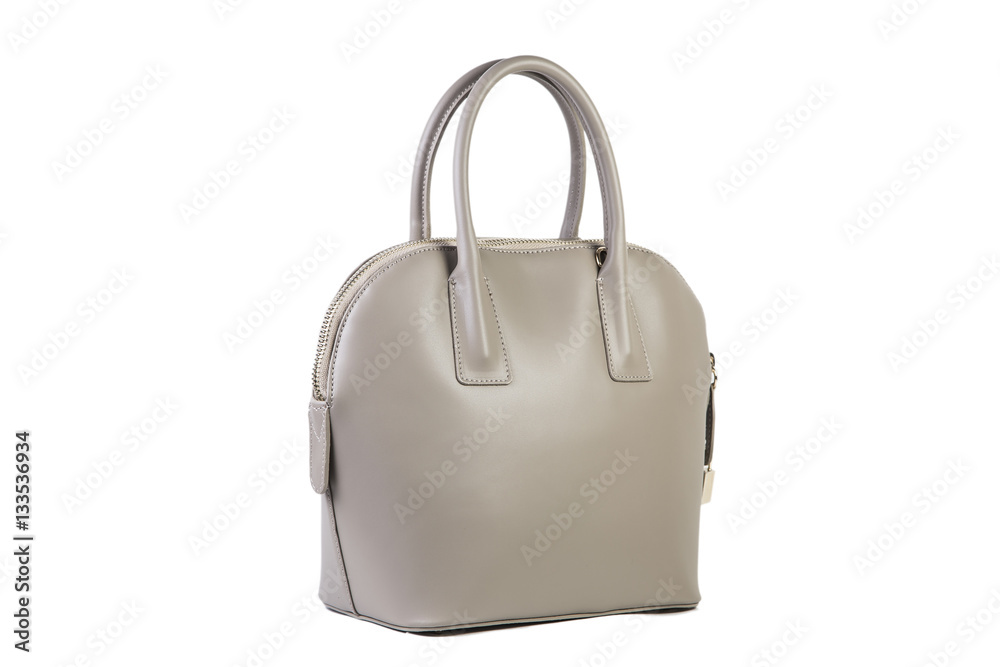 Naklejka premium white female bag on a white background, online catalog