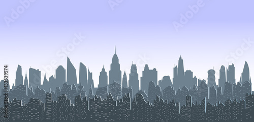 Sityscape at twilight