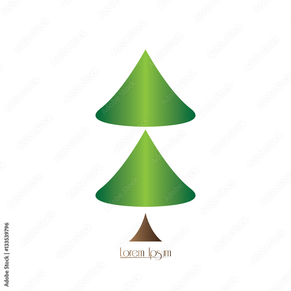 Fototapeta premium Isolated abstract nature business logo, Vector illustration
