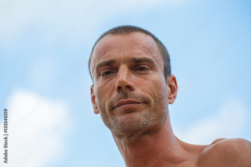 Portrait of a man Portrait of a man