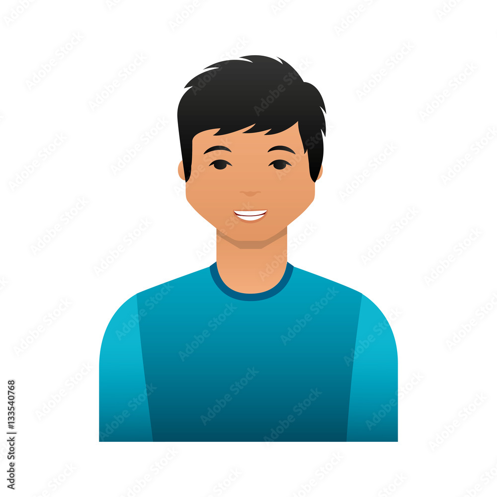 young man avatar character vector illustration design young man avatar character vector illustration design