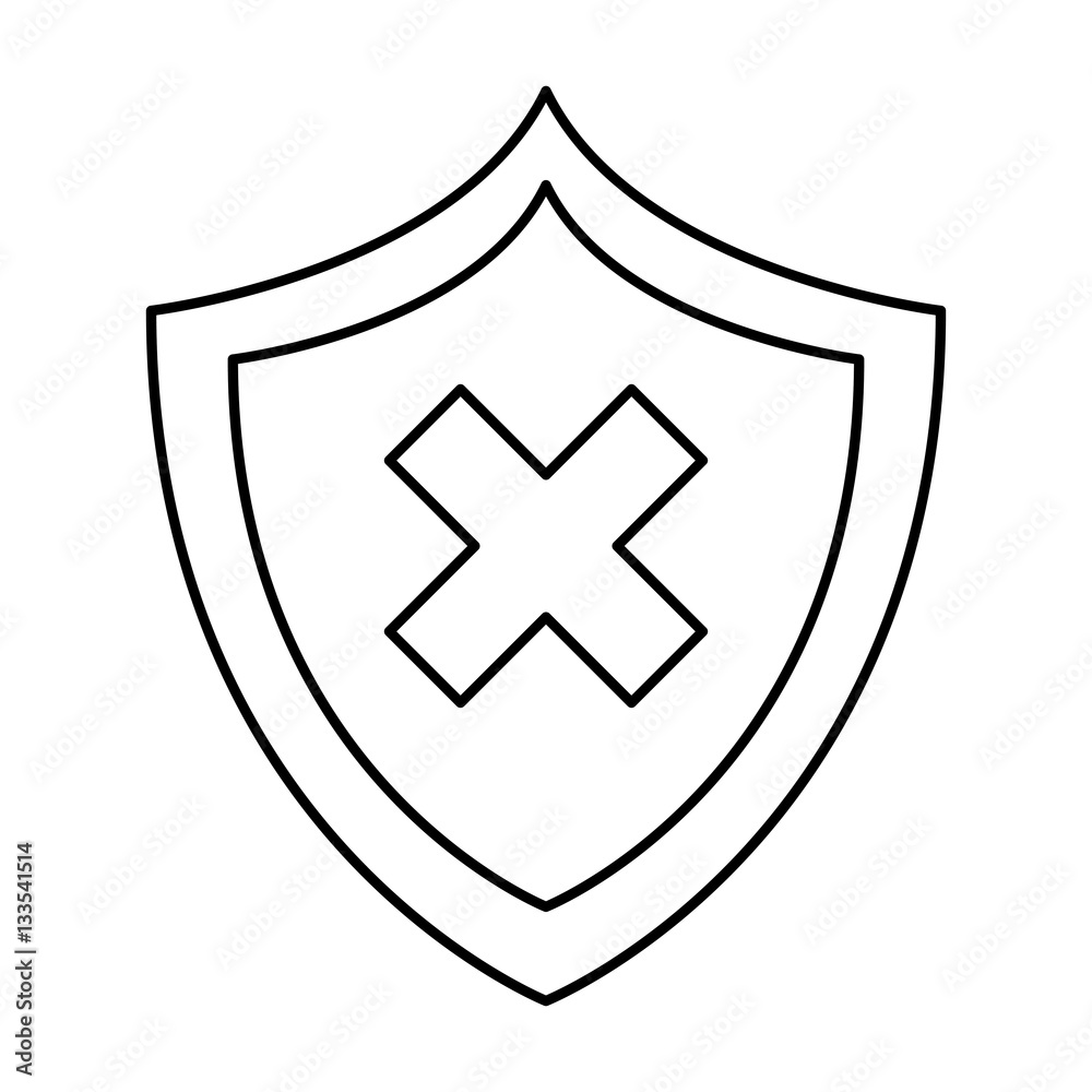 shield security isolated icon vector illustration design shield security isolated icon vector illustration design