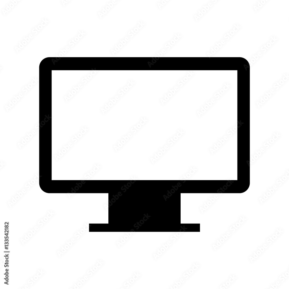 computer desktop isolated icon vector illustration design computer desktop isolated icon vector illustration design