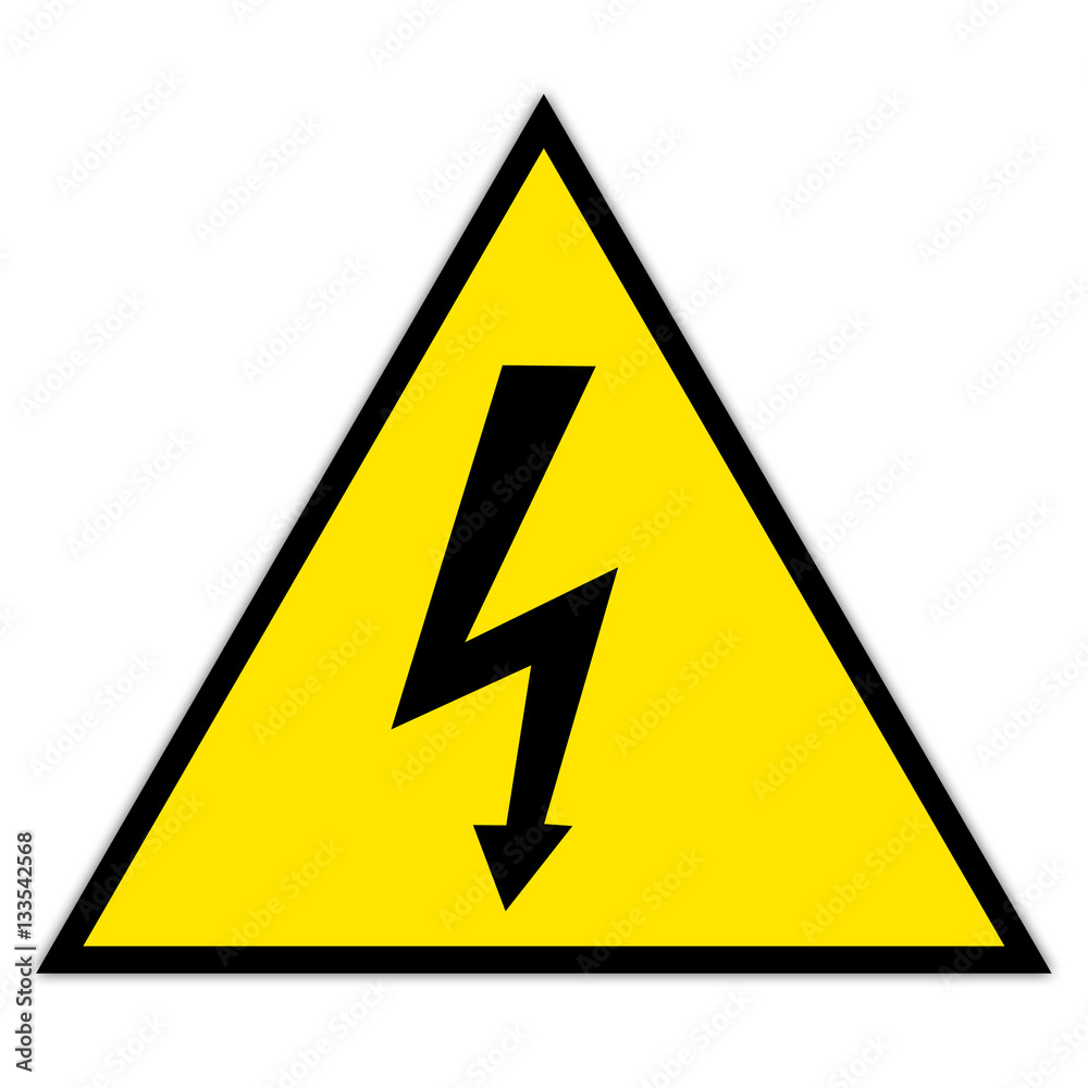 Panneau danger éléctrique