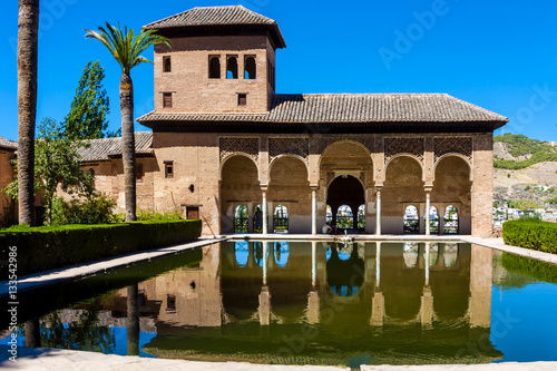 Alhambra palace in Granada, Andalusia, Spain