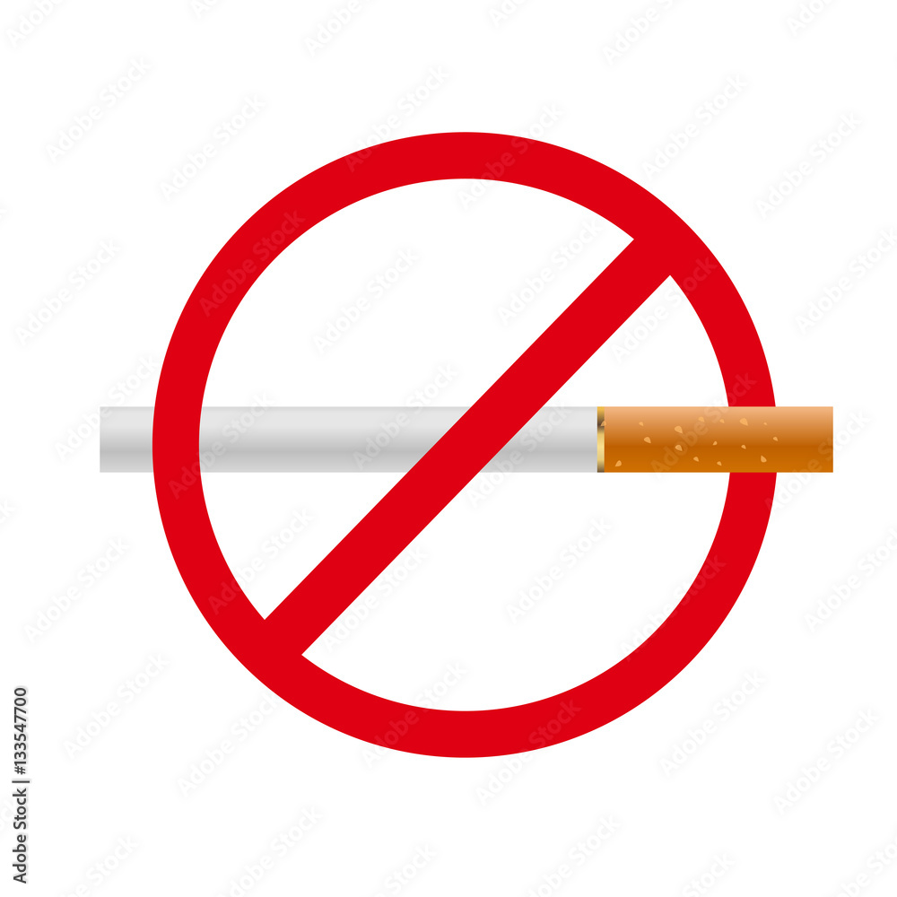 No smoking vector sign No smoking vector sign