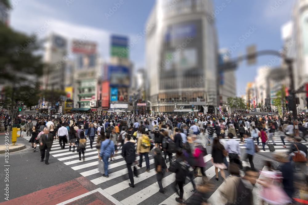 渋谷スクランブル交差点,Shibuya Tokyo