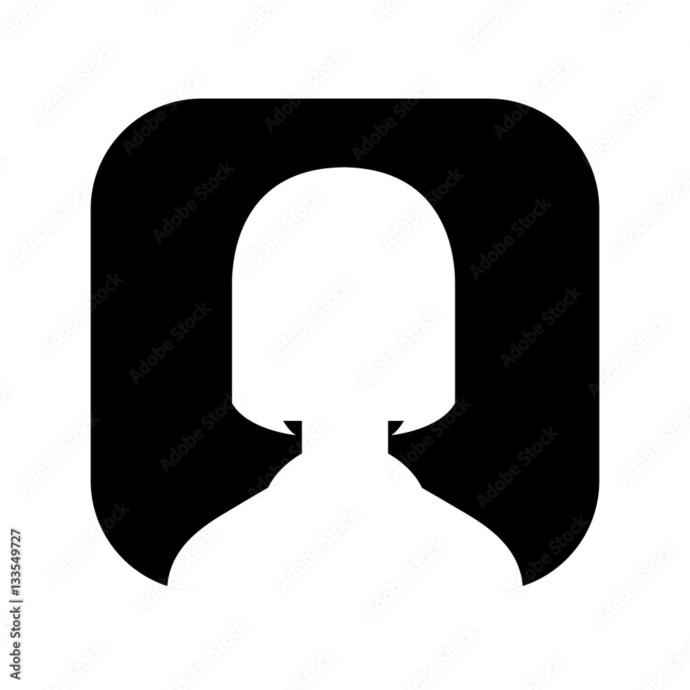 silhouette user avatar square button vector illustration design silhouette user avatar square button vector illustration design