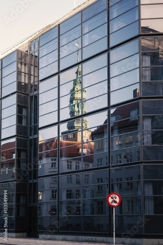 Photography Glass building reflections