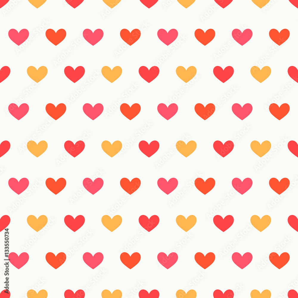 Hearts seamless pattern